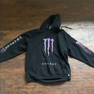 Monster Energy Hoodie Black/Purple XL
